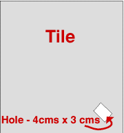 Hole in the tile